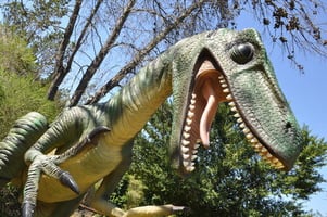 Image of a T Rex Dinosaur statue